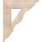 Ekena Millwork Funston Traditional Smooth Bracket, Douglas Fir, 5 1/2"W x 24"D x 28"H BKT06X24X28FST01SDF - alternate 2